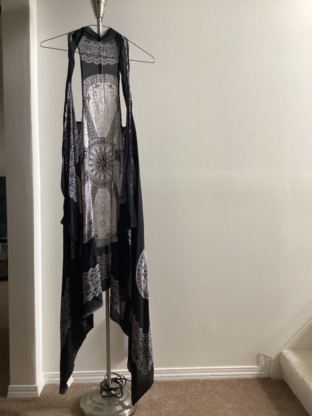 Long handkerchief vest